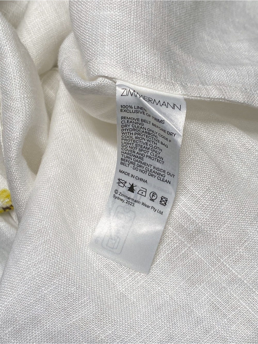 Zimmermann Matchmaker Floral Linen Midi Dress size 0/us size 4 - Picture 13 of 14